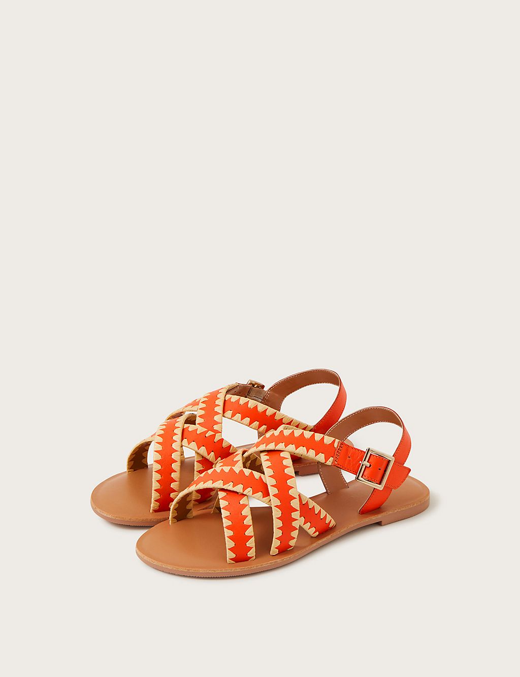 Leather Buckle Gladiator Sandals | Monsoon | M&S