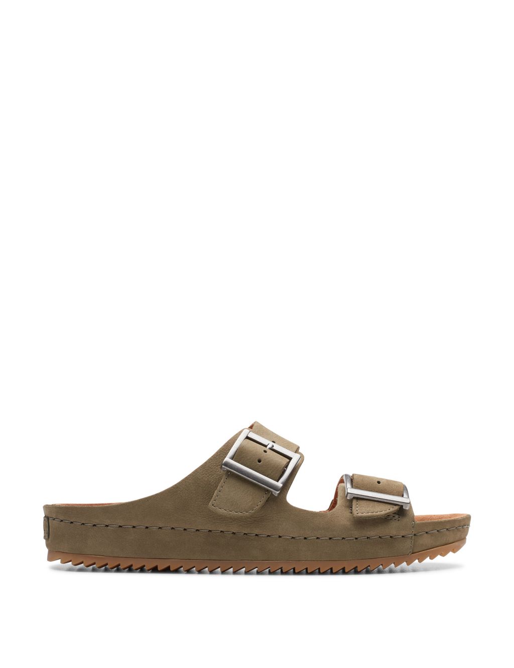 Leather Buckle Sliders, CLARKS