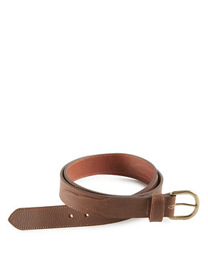 Leather Casual Belt Image 2 of 3