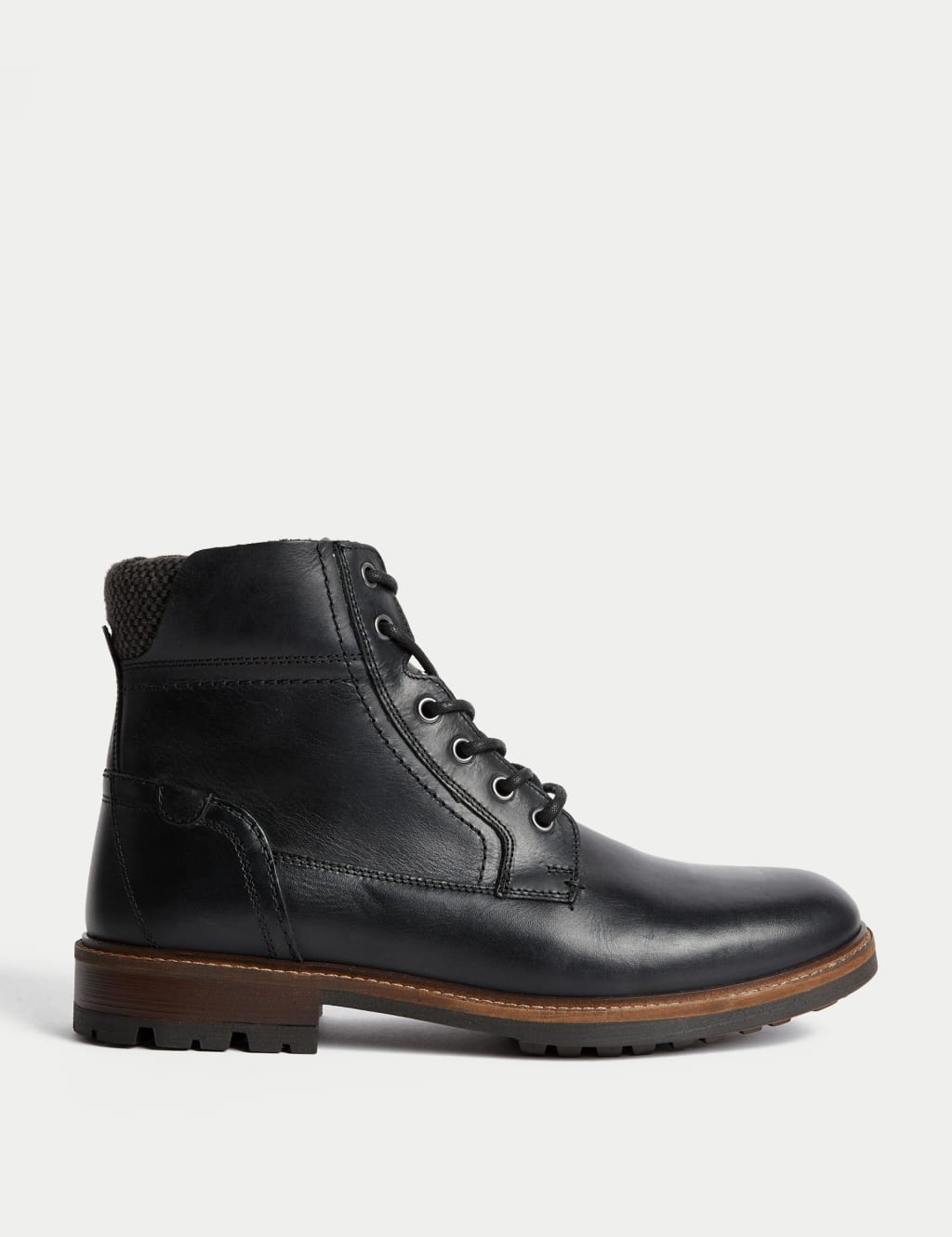Leather Casual Boots M S Collection M S