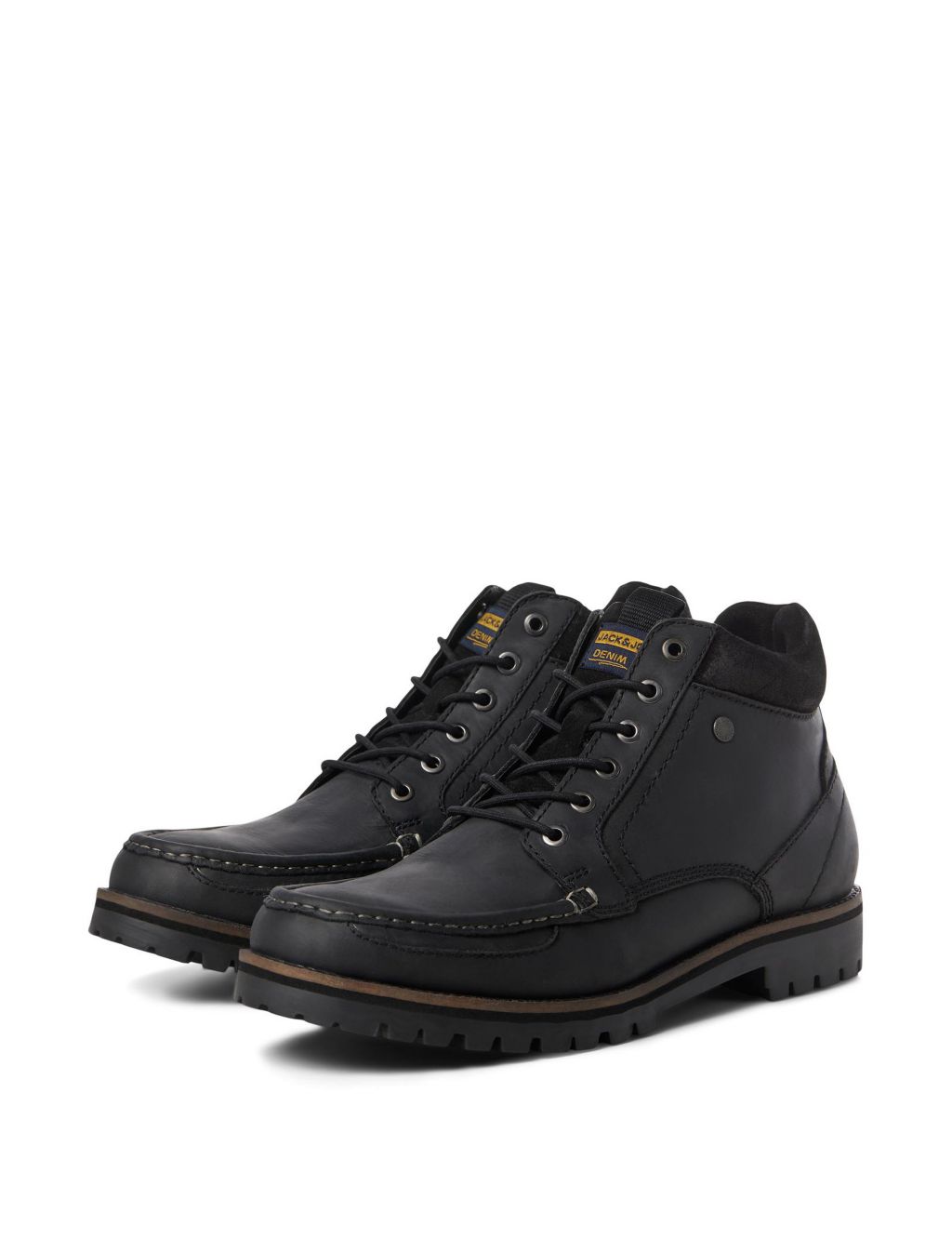 Leather Casual Boots | JACK & JONES | M&S