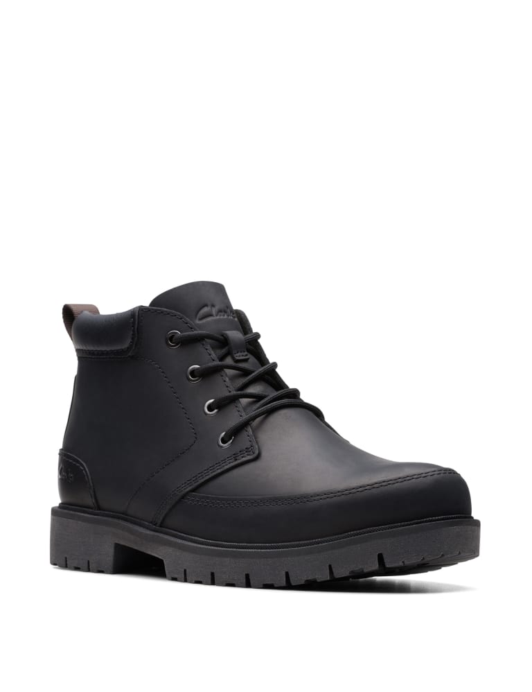 Leather Casual Boots CLARKS M S