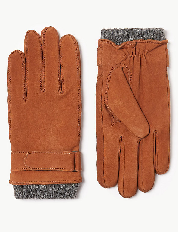 Leather Casual Gloves with Thermowarmth™ Image 1 of 1