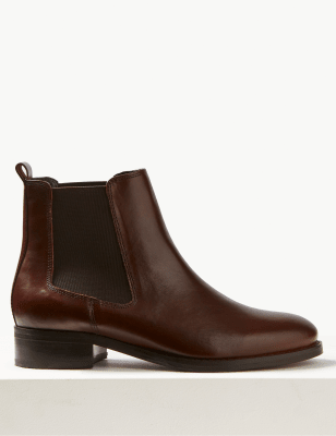 leather chelsea ankle boots