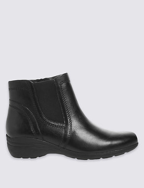 Leather Chelsea Ankle Boots with Footglove™ Image 2 of 6