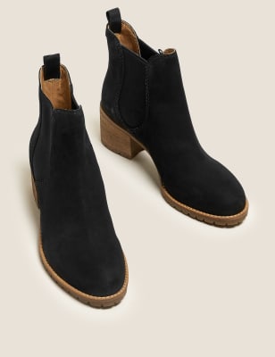 Chelsea block hot sale heel boots