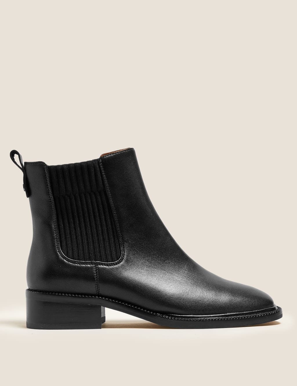 chelsea block heel ankle boots