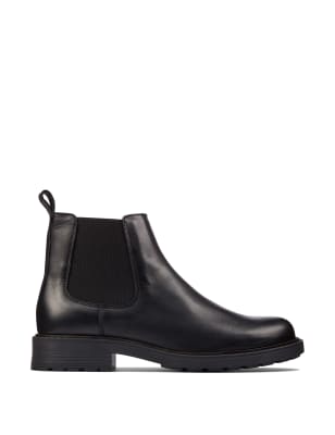 Mens chelsea boots stacked 2024 heel