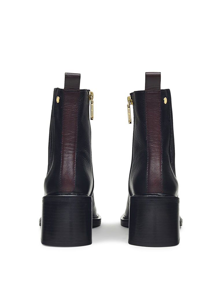 Leather Chelsea Block Heel Ankle Boots Radley M S