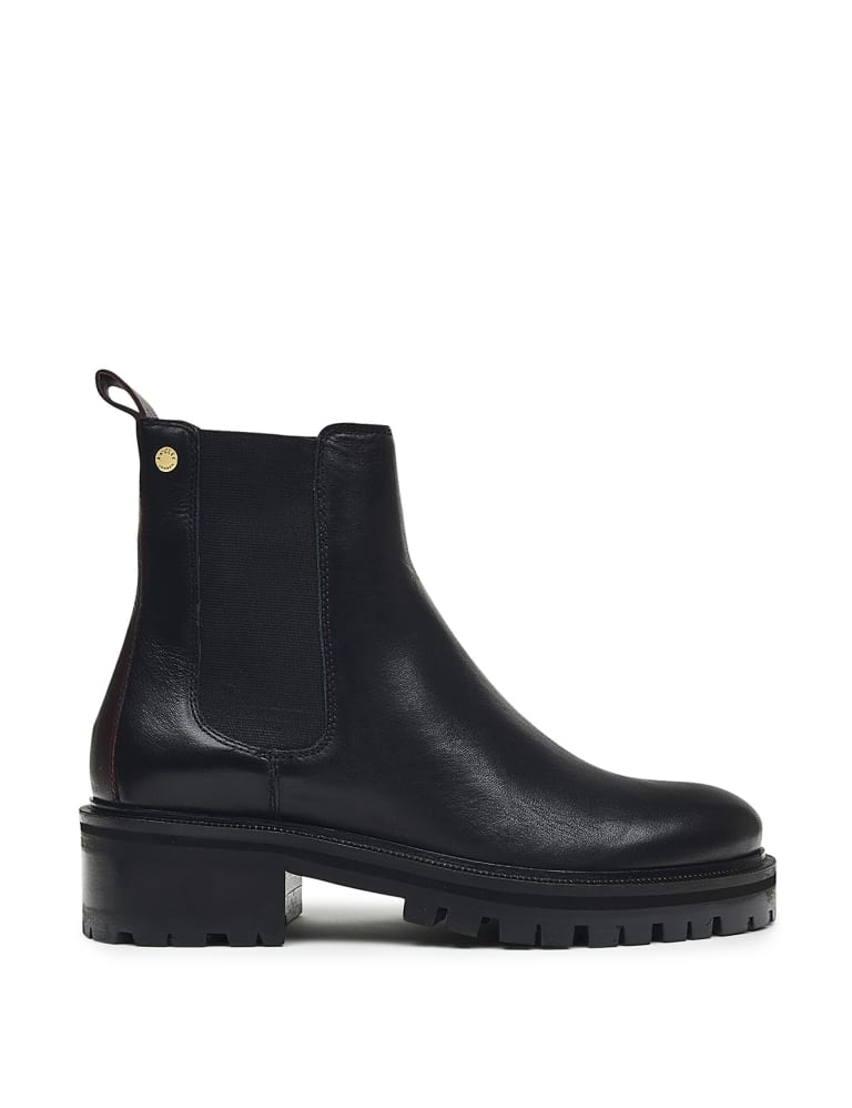 Block heel 2025 chelsea booties