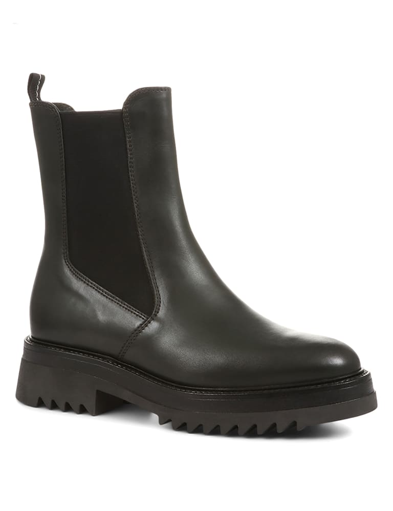 chelsea block heel ankle boots