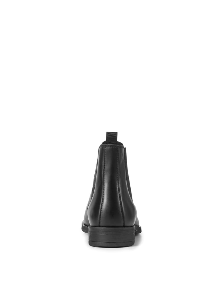 Jack & jones leather chelsea boots deals