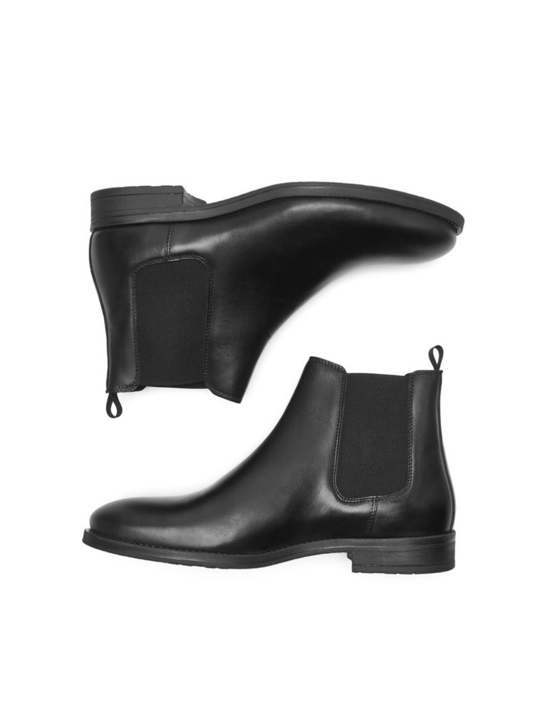 Buy Leather Chelsea Boots | JACK & JONES | M&S