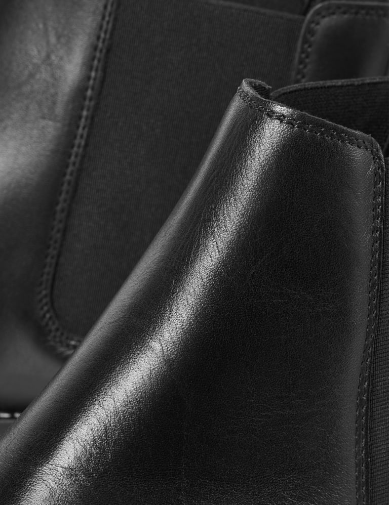 Jack & jones cheap leather chelsea boots