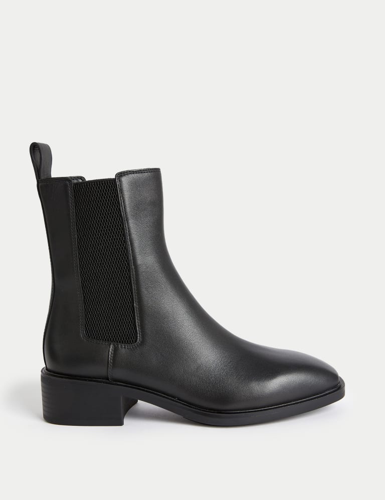Black patent boots marks spencer store