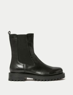 leather chelsea boots