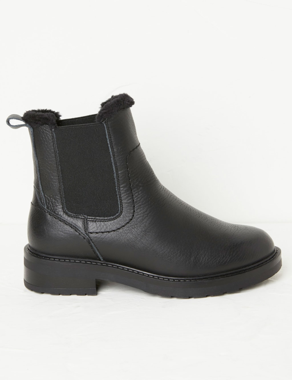 Fur lined chelsea boots online