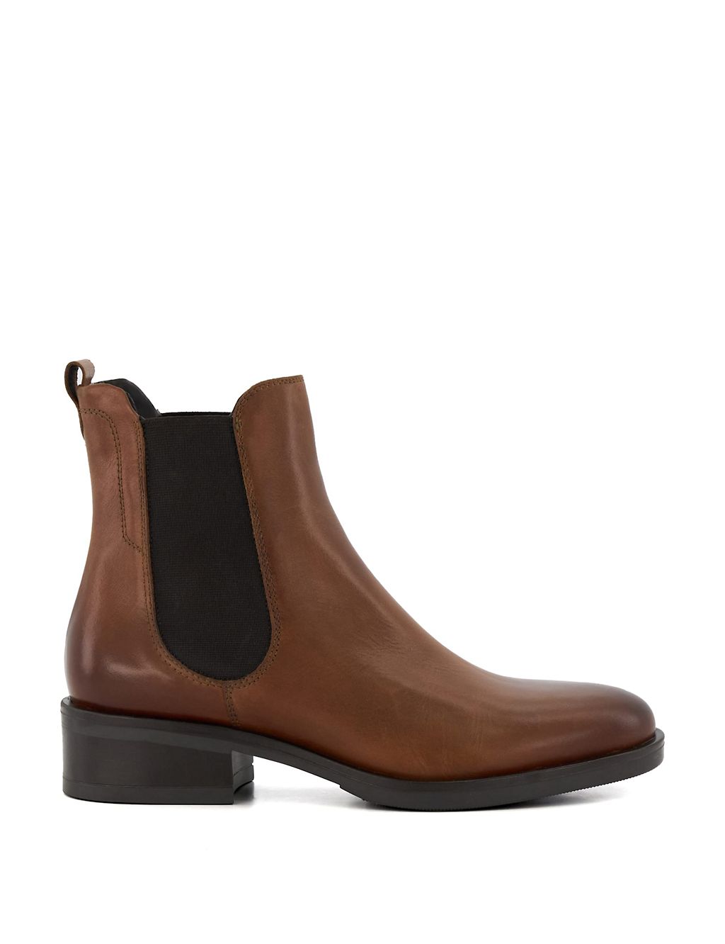 Leather Chelsea Flat Ankle Boots 3 of 4