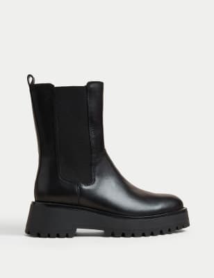 Marks and best sale spencer flat boots