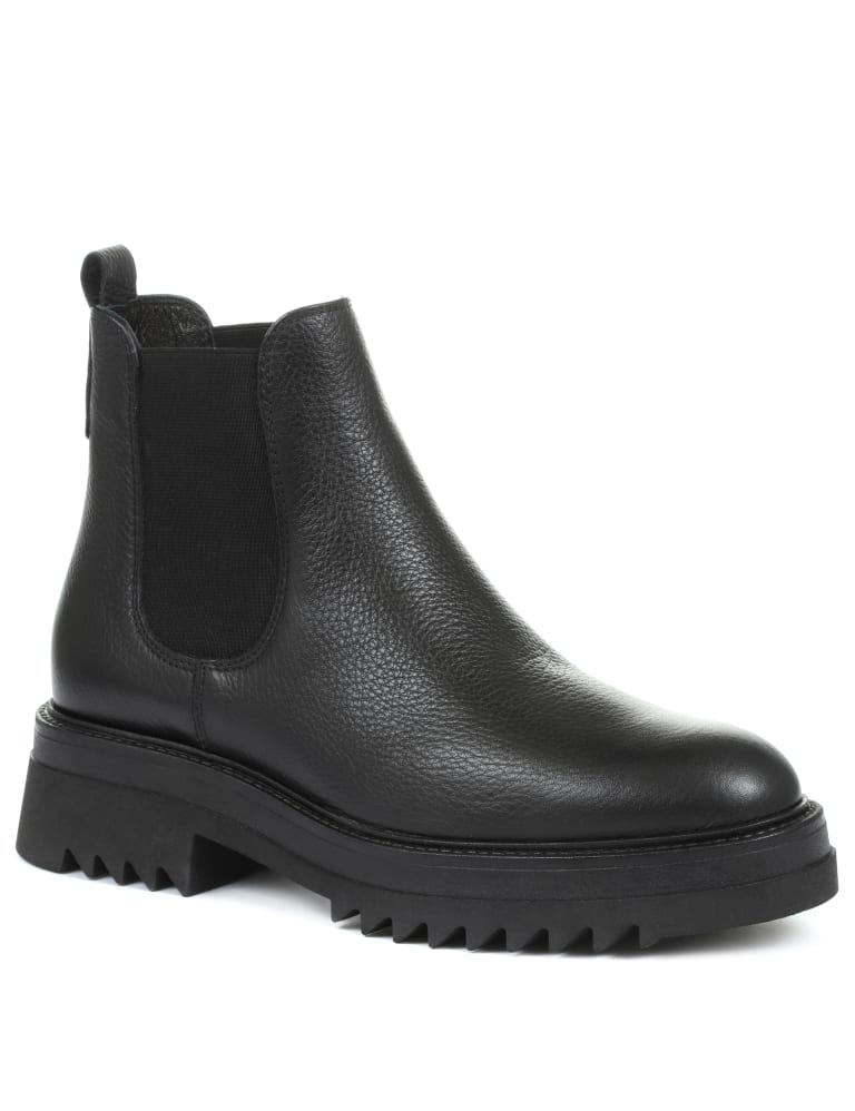 Leather Chelsea Flatform Ankle Boots Jones Bootmaker M S