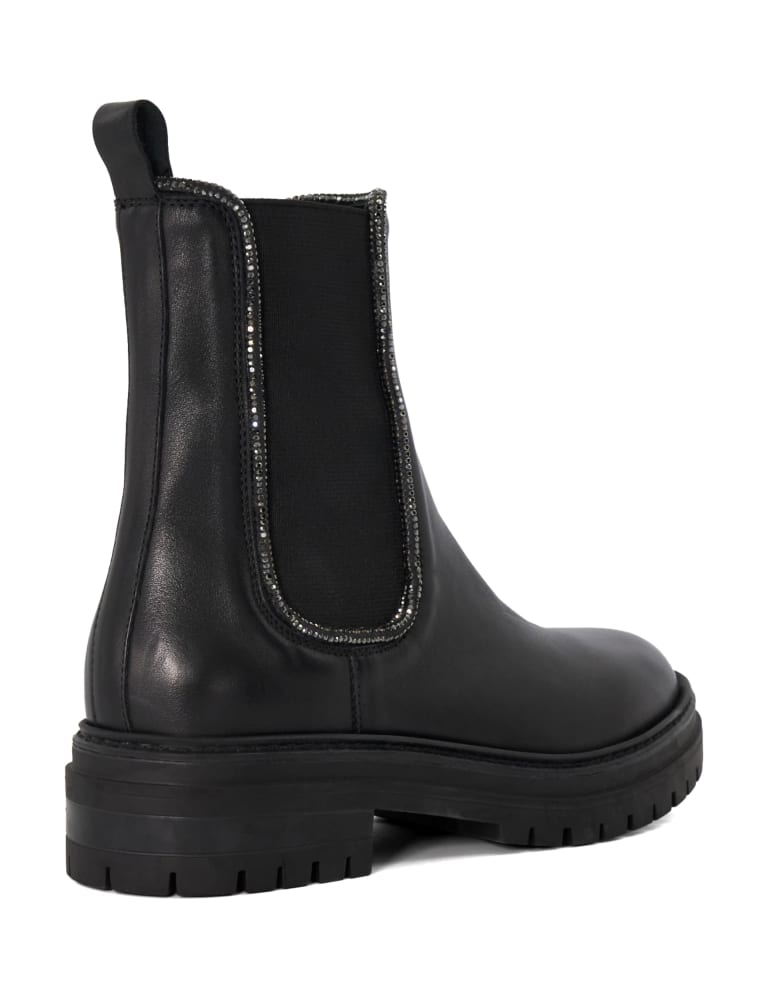 Chunky flat chelsea boots womens sales