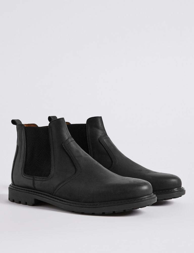 Leather Chelsea Slip-on Boots 3 of 6