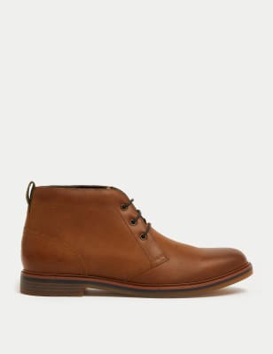 Mens soft shop leather chukka boots