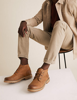 Leather Chukka Boots Image 2 of 4