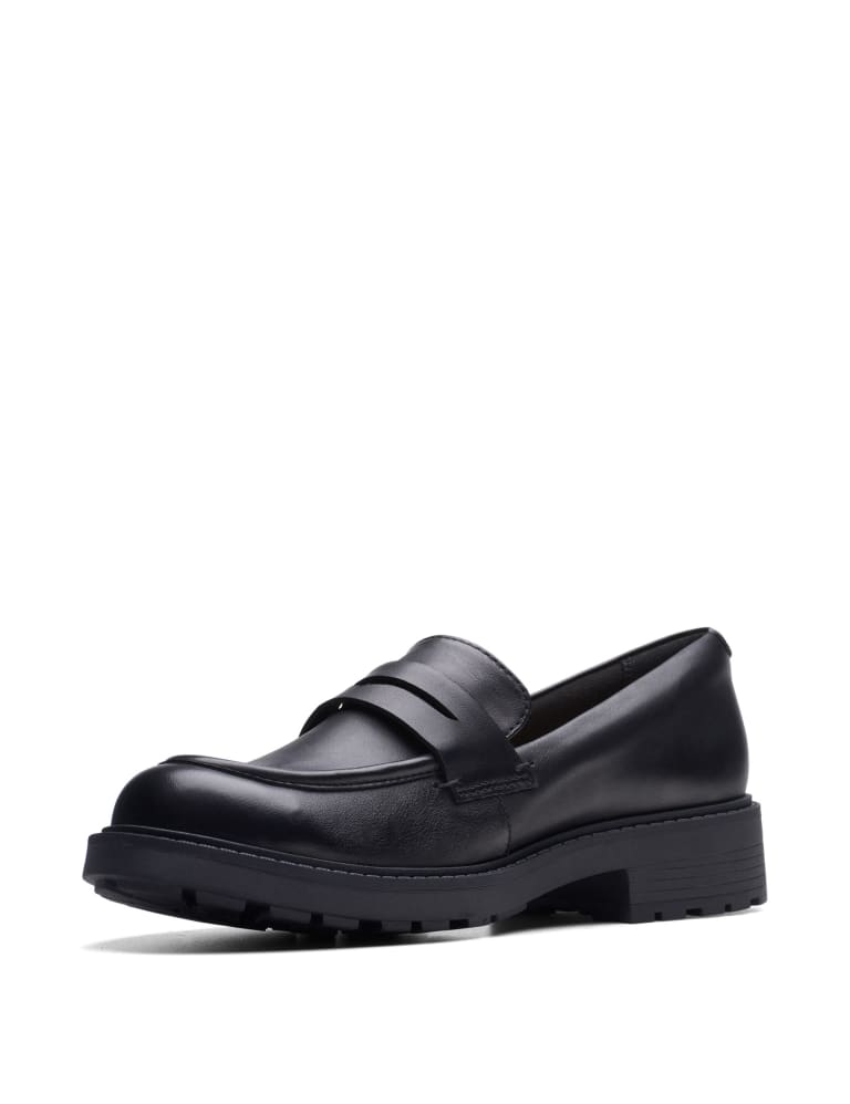 Clarks heeled loafers 2025