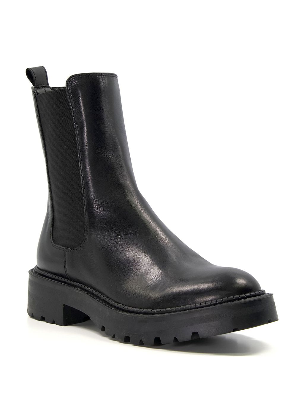 Leather Chunky Chelsea Ankle Boot 3 of 4