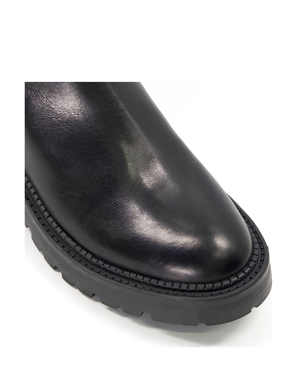 Leather Chunky Chelsea Ankle Boot 1 of 4