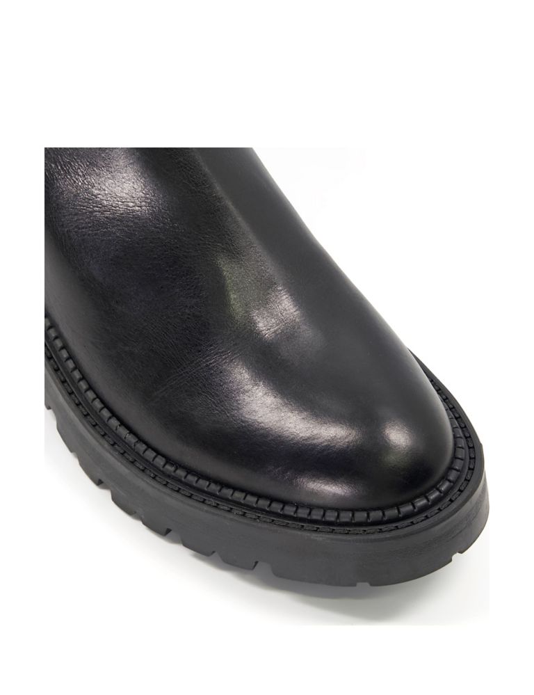 Leather Chunky Chelsea Ankle Boot 2 of 4