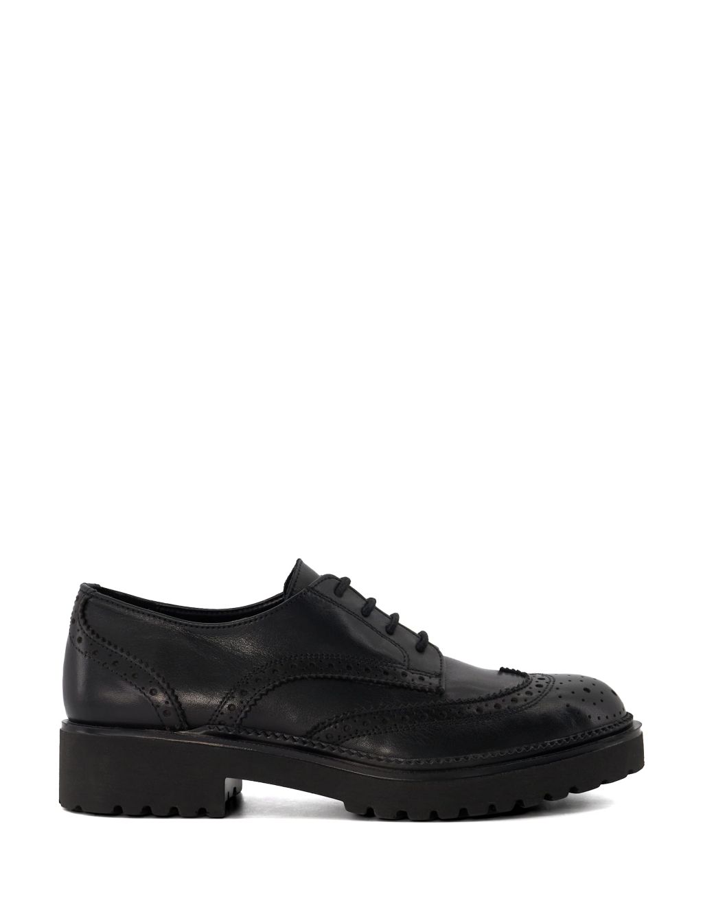 Leather Chunky Lace Up Brogues 3 of 6