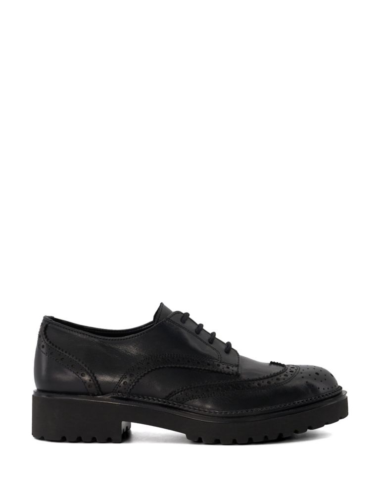 Leather Chunky Lace Up Brogues 1 of 6