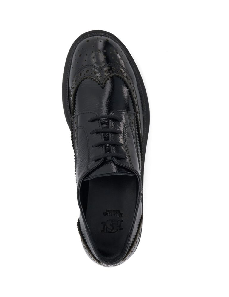 Leather Chunky Lace Up Brogues 5 of 6