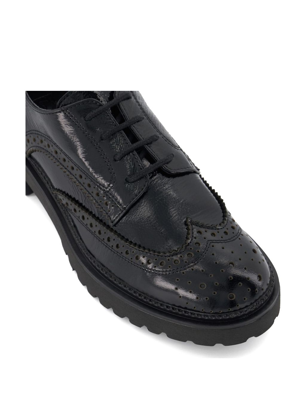 Leather Chunky Lace Up Brogues 6 of 6