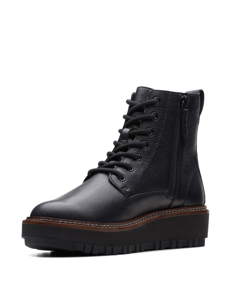 Clarks ankle boots lace cheap up