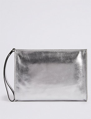 Leather Clutch Bag Image 2 of 5