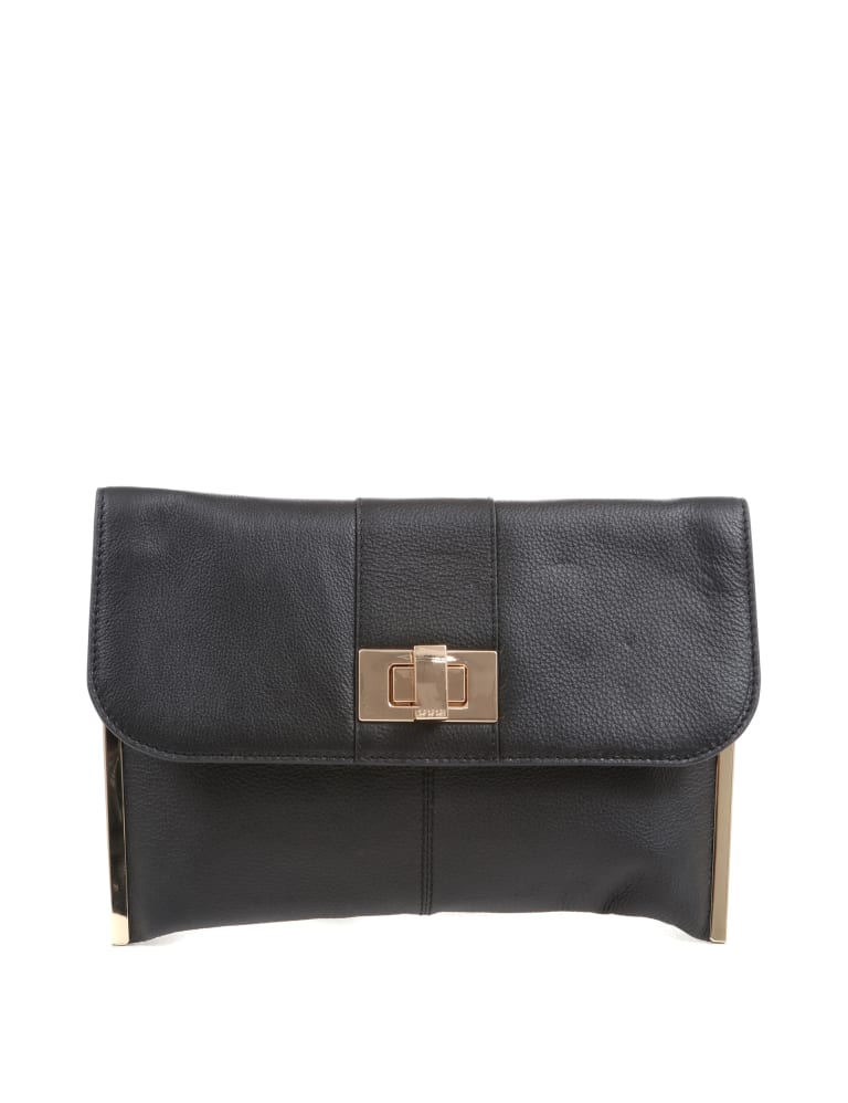 Leather Clutch Bag 2 of 3