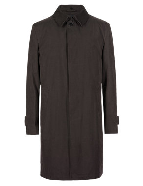 Leather Collar Trench Coat with Stormwear™ Image 2 of 4