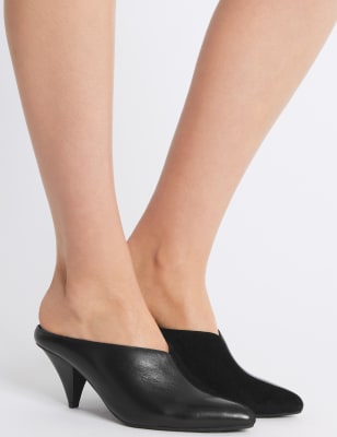 Cone on sale heel mules