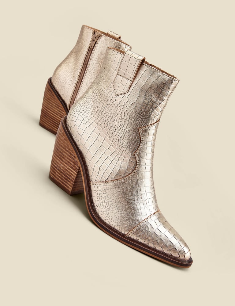 Marks and deals spencer snakeskin boots