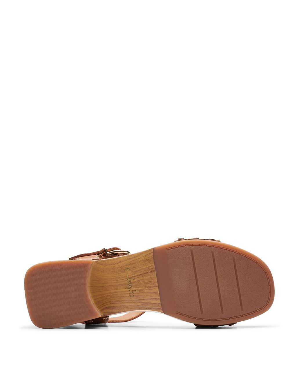 Leather Croc Platform Sandals 6 of 6