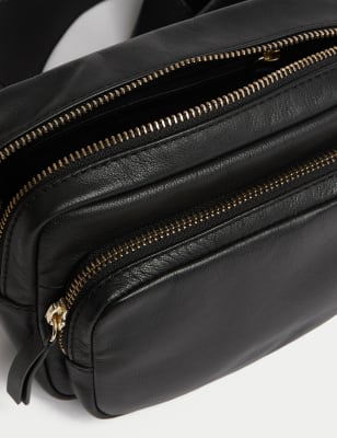 Faux Leather Cross Body Camera Bag, M&S Collection