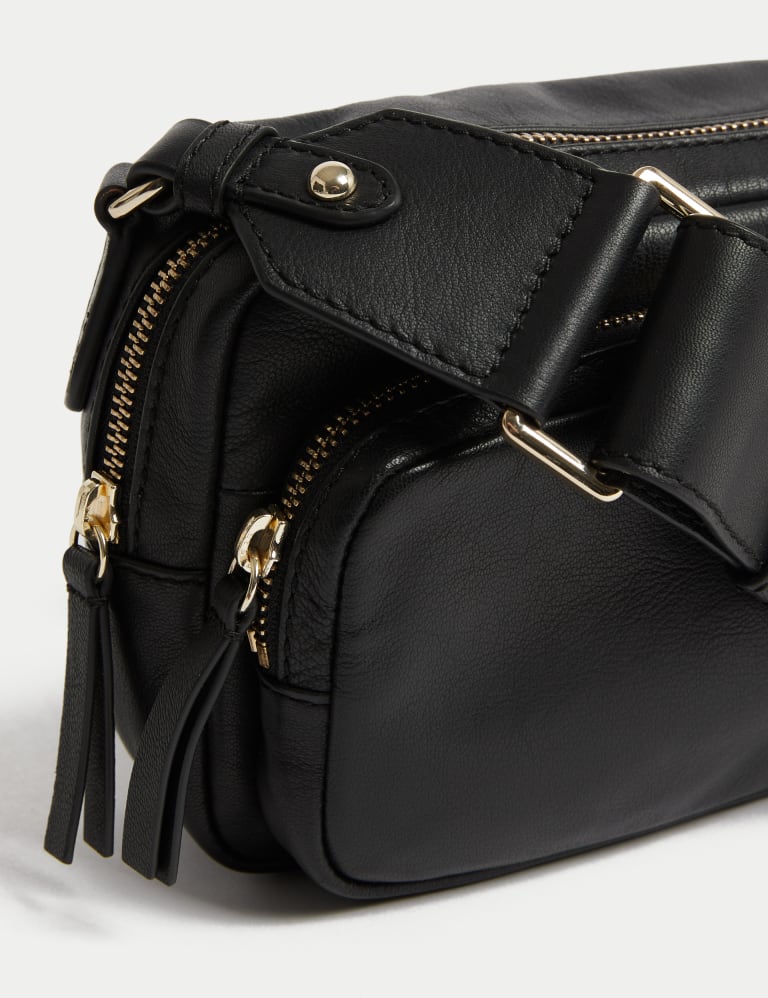 Leather crossbody best sale camera bag
