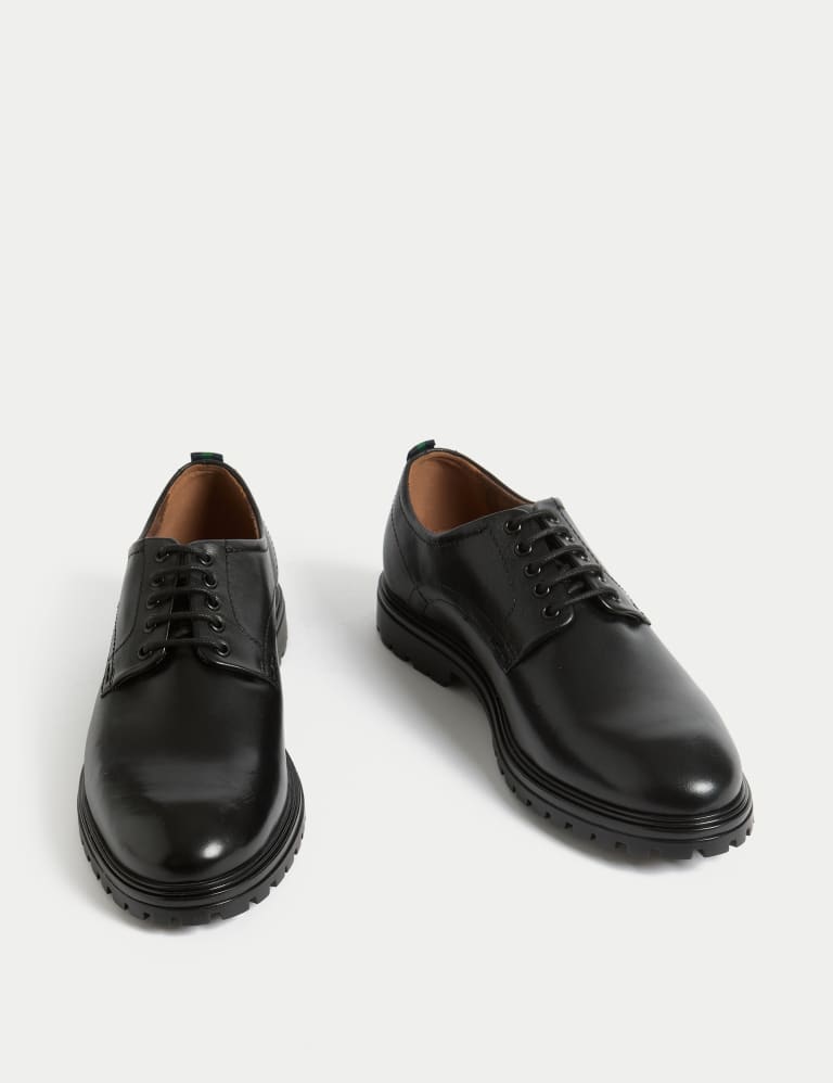 M and s mens black shoes top