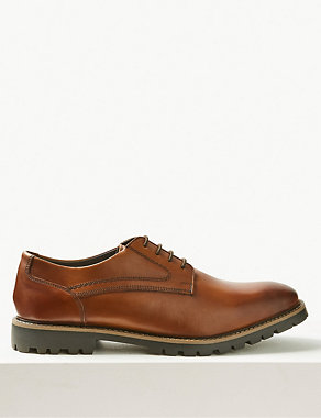 Leather Derby Shoes Image 2 of 6