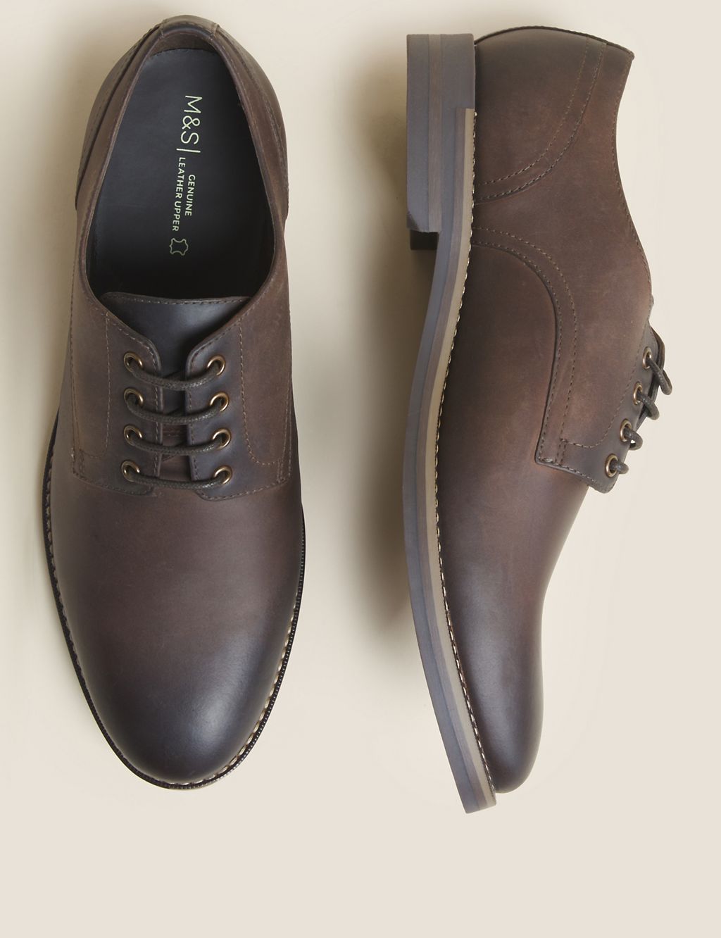 Leather Derby Shoes 2 of 5