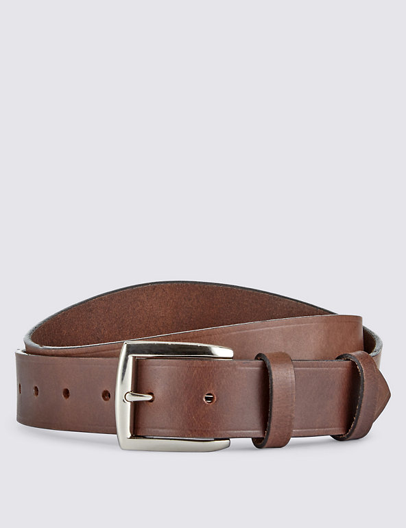 Leather Double Keeper Belt Image 1 of 1