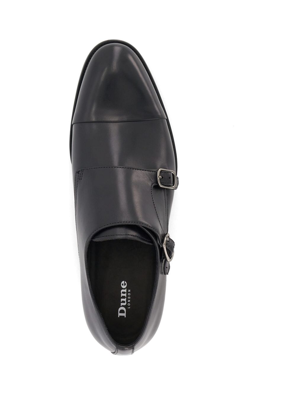 Leather Double Monk Strap Shoes 2 of 3